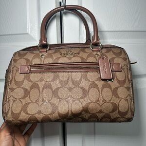 Coach Rowan Satchel - Brown/Tan